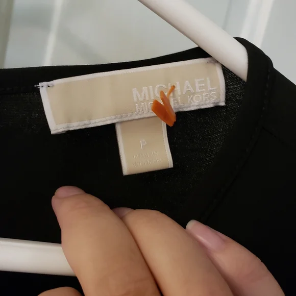 Michael Kors Women's Petite Faux Wrap Dress - Picture 3 of 7